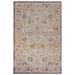 Laddha Home Designs 5.25 x 7.75 Orange and Beige Floral Rectangular Outdoor Area Throw Rug