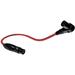 Coluber Cable Balanced XLR Cable Right Angle Male to Straight Female 10ft.