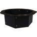 Simond Store Black Outdoor Octagon Fire Pit Ring/Insert for Camping - DIY Fire Pit Rim Liner Above or in-Ground