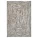 Colonial Mills 8 x 10 Gray and Brown Rectangular Handmade Braided Area Throw Rug