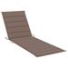 vidaXL Patio Cushion Garden Outdoor Sun Lounger Chair Cushion Oxford Fabric