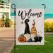 Fall Garden Flag - Fall Gnome Garden Flag Gnome Fall Garden Flag Fall Small Garden Flag