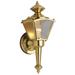 Westinghouse 66964 - 1 Light Polished Solid Brass Wall Light Fixture
