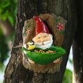 Limei Durable Gnome Bird Feeder Compact for Balcony Ornamental