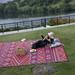 Lush Ambience Large Recycled Plastic Outdoor Rug For Rv Camping Picnic and Patio - Red Outdoor Rug 8 X 10