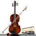 New 1/8 Acoustic Violin +Case + Bow + Rosin Natural