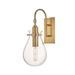 Hudson Valley Lighting Bko100 Ivy 1 Light 18 Tall Led Wall Sconce - Brass