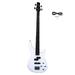 GoDecor 4-String Exquisite Stylish Bass Guitar w/ Power Line and Wrench Tool for Beginners