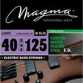 Magma Electric Bass Strings Light - COATED Nickel Plated Steel Round Wound - Long Scale 34 5 Strings Set .040 - .125 (BE155ED)