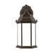 15.88 inch 9.3W 1 Led Medium Outdoor Wall Lantern-Antique Bronze Finish-Led Lamping Type Bailey Street Home 73-Bel-4169326