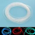 PMMA Side Glow Optic Fiber Cable 1.5/2/3/4mm Diameter for Car LED Lights Bright