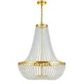 Crystorama Rylee 8 Light Antique Gold Chandelier - 24.75 W x 31.25 H