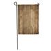 LADDKE Brown Wood Wooden Rustic Damaged Hardwood Old Table Abstract Color Garden Flag Decorative Flag House Banner 12x18 inch