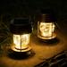 Solar Lanterns Hanging with String Lights Set of 2 Waterproof for Outdoor Garden Patio Decor