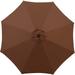 9 Ft Outdoor Patio Tilt Market Enhanced Aluminum Umbrella 8 Ribs 7 Colors / Patterns Available