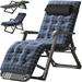 Lilypelle Zero Gravity Chair Folding Adult Camping Cot Bed with Mat Lounge Recliner Chairs with Tray Pillow
