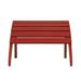 Outdoor Patio Folding Adirondack Ottoman Red