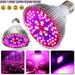 Gostoto 4/2/1Pcs LEDs Grow Light Bulbs 8W Full Spectrum E26 E27 Grow Bulbs Plant Light Bulbs for Indoor Plants/Veg/Flowers Grow Lighting