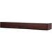 Mantels Direct Austin 72 Floating Wood Electric Fireplaces Mantel Shelf - Cinnamon