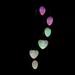 Solar Wind Chimes Outdoor Changing Colors LED Waterproof Heart Wind Chimes Light Garden Patio Party Yard Window Decor for Mom Grandma Birthday Gifts (Heart Wind Chime Light)