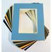 Pack of 20 MIXED COLORS 8x10 Picture Mats Matting with White Core Bevel Cut for 5x7 Pictures