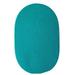 BR56R024X072 Boca Raton - Turquoise 2 x6 Rug 100% Polypropylene - Runner (Oval).