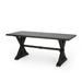 GDF Studio Arlene Outdoor Aluminum Dining Table Antique Black