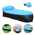 Mutlu Home Goods Inflatable Airchair Lounger Sofa Waterproof Ripstop Nylon for Pool Float Beach Festival Backyard and Outdoor Use Lightweight and Portable-Gold