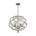 Elk Home 21-Inch Wide Renaissance Chandelier Weathered Zinc