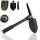 Windfall Military Folding Camping Shovel Multifunctional Portable Survival Shovel Spade High Carbon Steel Entrenching Tool Tactical Shovel for Camping Hiking Gardening Fishing Backpacking