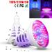 Hodod Electric UV Mosquito Killer LED Lamp 2 In 1 LED Red Blue Plant Grow Light Outdoor/Indoor Fly Bug Insect Killer Lamp