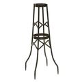Achla Designs 21.5 In Tall Garden Stand for Toadstool Ornament Graphite