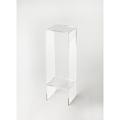 Butler Specialty Company Crystal Clear Acrylic End Table/Plant Stand - Clear