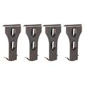 4 PCS Brick Hook Clip Outdoor Hanging Hooks for 60-70mm Brick in Height No Drilling Sliding Brick Hanger Clips for Festival Birthday Decoration