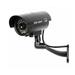 SHCKE Dummy Security Camera Fake Camera Security Outdoor Indoor CCTV with LED Light and Cable for Home Security (Black)