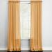 Brylanehome Sheer Voile Rod-Pocket Panel Pair - 120Iw 95I L Gold Window Curtains