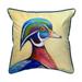 Betsy Drake ZP1200 22 x 22 in. Mr. Wood Duck Zippered Indoor & Outdoor Pillow - Extra Large