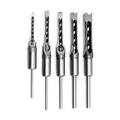 5pcs Hole Drill Bit Woodworking Hole Saw Mortising Chisel Steel Drill Bits Set 1/4 inch 5/16 inch 3/8 inch 1/2 inch 5/8 inch for Wood