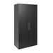 Prepac HangUps Large Storage Cabinet - Immaculate Black 36 Cabinet with Storage Shelves and Doors; Ideal for Bin and General Storage Solutions