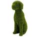 Garden Decor Dog Statue Faux Boxwood Peeing Dog Topiary Outdoor Decor for Patio Yard Ornaments Art