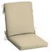 Arden Selections Outdoor Dining Chair Cushion 20 x 20 Tan Leala