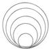 Paracord Planet Metal Hoops - Silver - Multiple Sizes & Pack Options