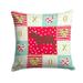 Carolines Treasures CK5318PW1414 Kalahari Red Goat Love Fabric Decorative Pillow 14Hx14W multicolor