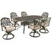 Homestyles Capri Taupe 7 Piece Outdoor Dining Set