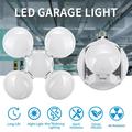 40W E27 Deformable Garage Light Folding Bulb Led Light Football Ufo Lamp Gifts Led Lights For Bedroom Outdoor Floor Lamp Pendant Diy Wedding Party Bedroom Terrace(Multicolor)