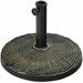 Topbuy 18 Patio Resin Umbrella Base 24 LBS Outdoor Heavy Duty Round Umbrella Base