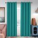Deconovo Blackout Curtains Set of 2 84 inches long - Solid Thermal Insulated Bedroom and Living Room Curtains (52x84 inch Turquoise Set of 2)
