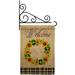 Sweet Home Sunflowers Wreath Garden Flag Set Expression 13 X18.5 Double-Sided Decorative Vertical Flags House Decoration Small Banner Yard Gift