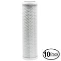 10-Pack Replacement for Rainsoft 9590-T Activated Carbon Block Filter - Universal 10 inch Filter for Rainsoft 9590-T Three Stage RO System - Denali Pure Brand