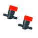 The ROP Shop | (Pack of 2) Fuel Shutoff Valve For Stens 120-212 120212 1/4 Fuel Line Mower. TRS Part Number: 1001660002